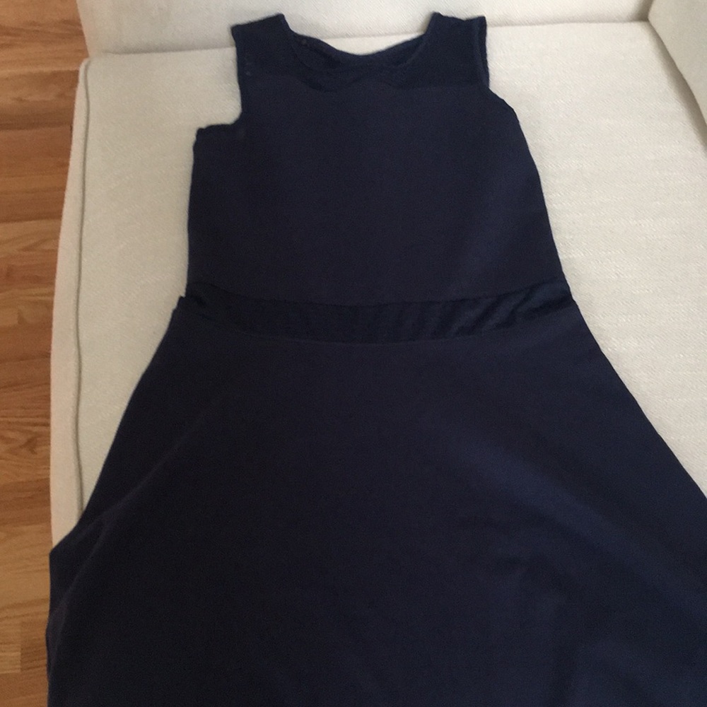Kids large navy blue dress